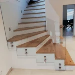 Glasgeländer Treppe