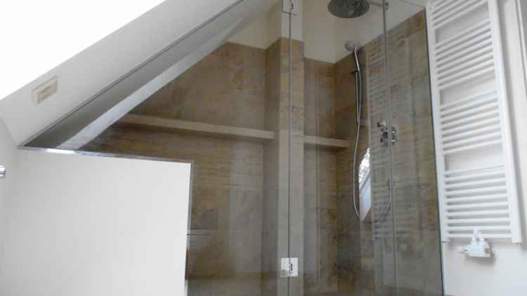 Glasdusche