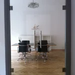 Glastüre innen